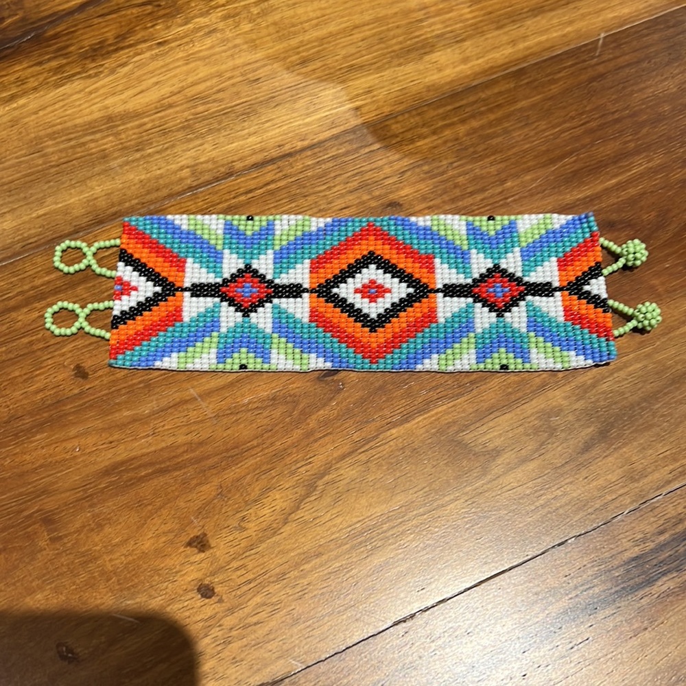 New Boho shamanic handmade beaded bracelet